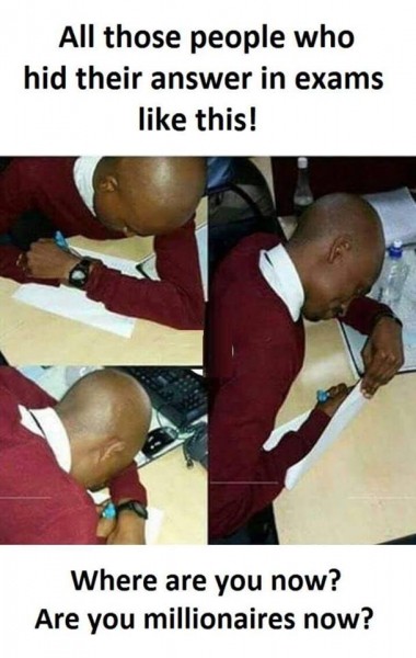 What Do Think Of People Who Do This In The Exam Hall???